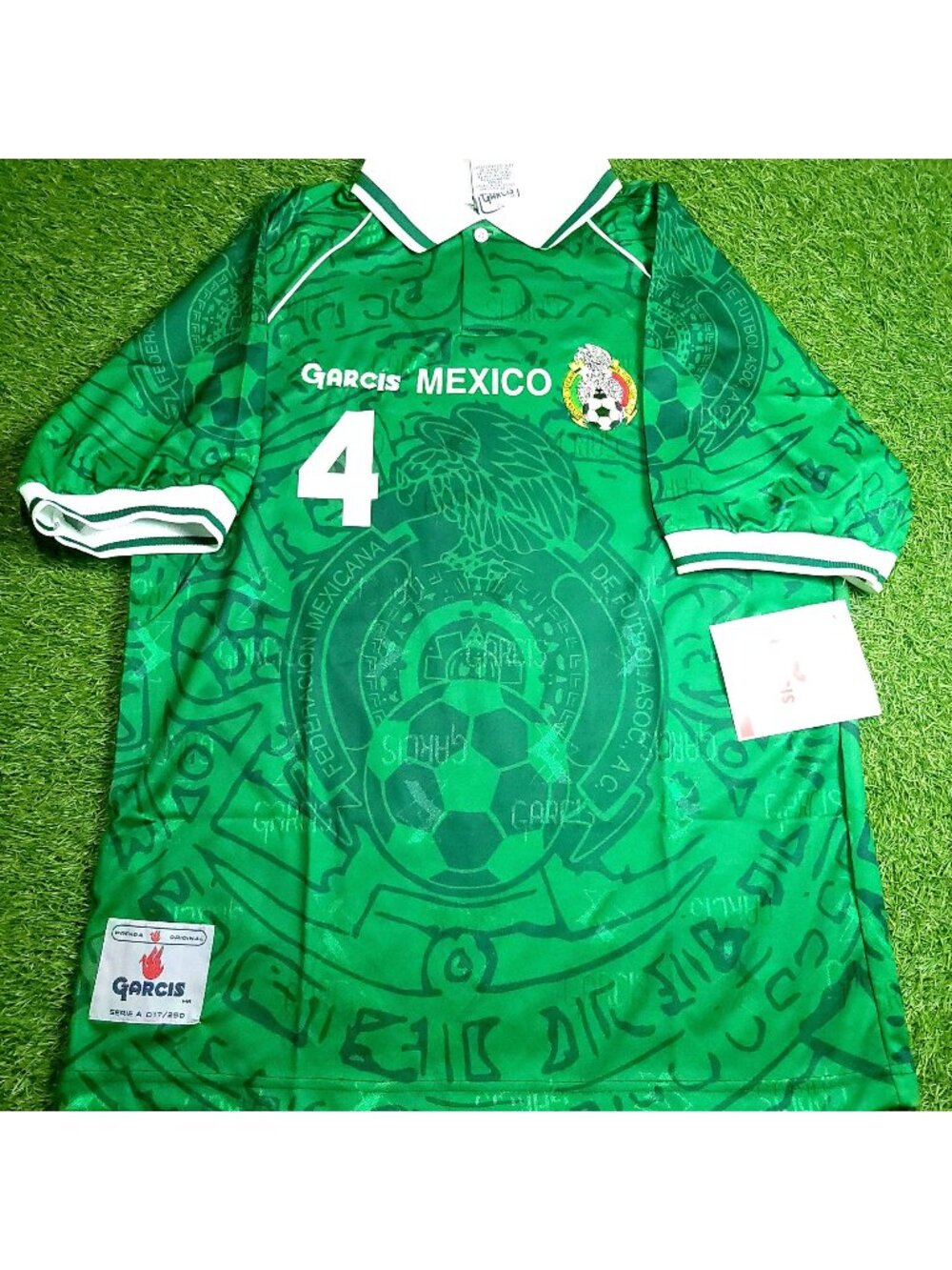Marquez Mexico Garcis 1999 Confederations Cup Final Soccer Jersey BNWT L